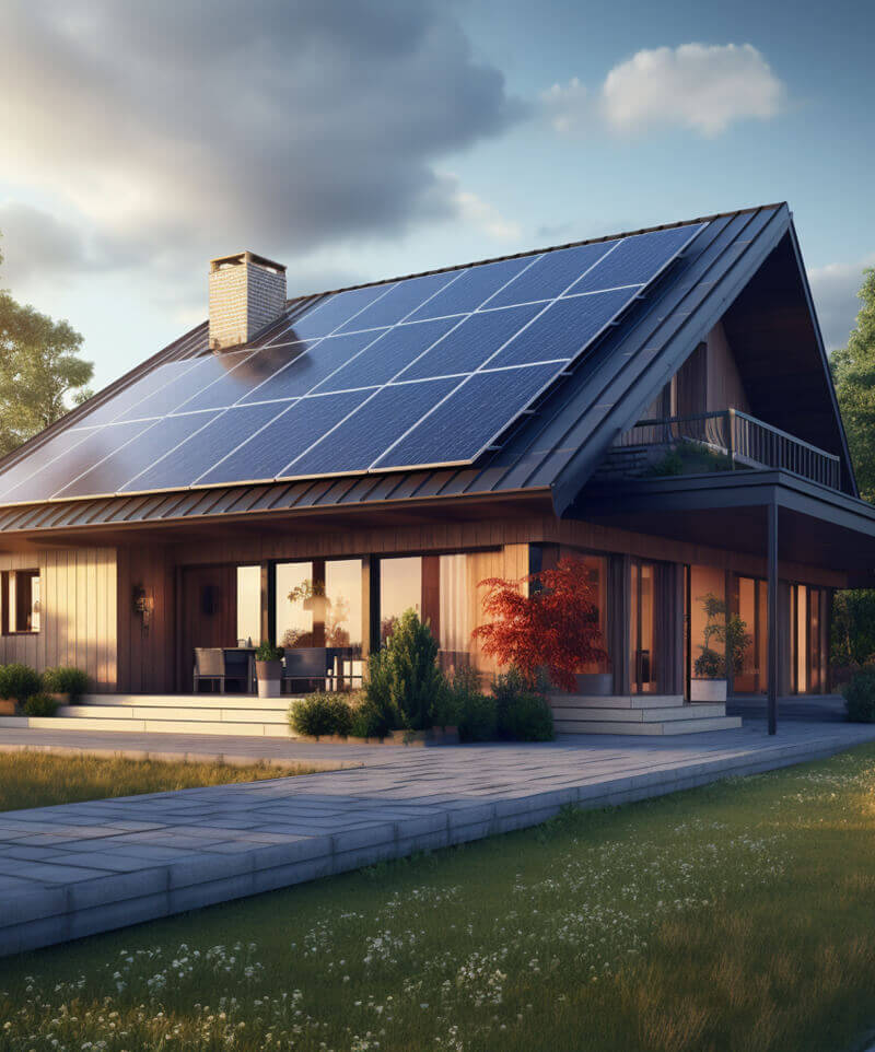 Instalacija solarnih panela na krovu poslovne zgrade